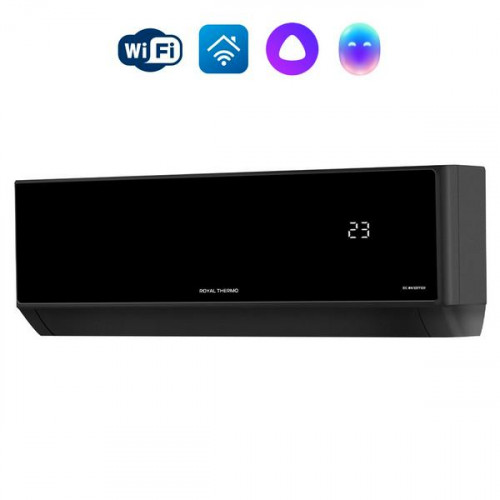Сплит-система ROYAL THERMO, BAROCCO DC BLACK Inverter, RTBI/in-24HN8_V2/black / RTBI/out-24HN8_V2/black