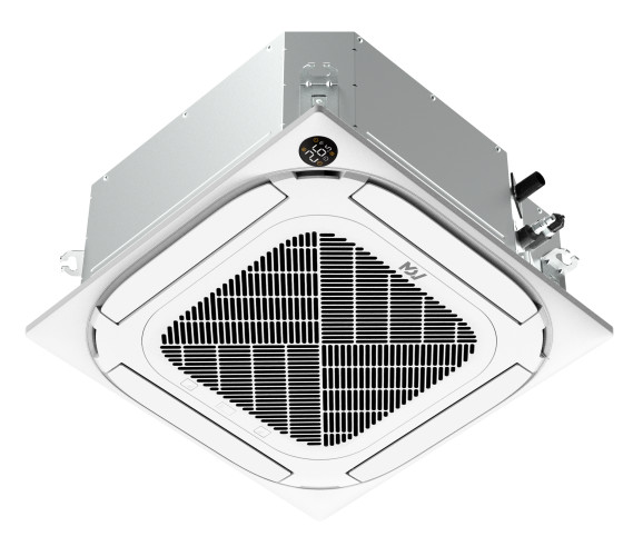 Полупромышленная сплит-система кассетного типа MDV, ERP 3D DC Inverter, MDCAС4-12HRFN8 / MDOU-12HFN8 / T-MBQ4-03BD