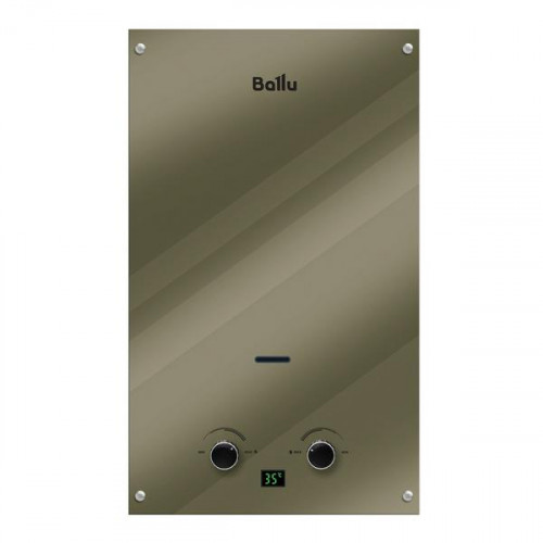 Колонка газовая BALLU, FIERY GLASS, GWH 10 Fiery Glass Mirror