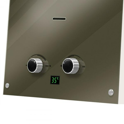 Колонка газовая BALLU, FIERY GLASS, GWH 10 Fiery Glass Mirror