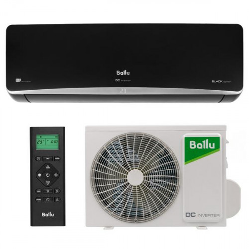 Сплит-система BALLU, PLATINUM BLACK DС Inverter, BSPI/in-10HN8/BL/EU / BSPI/out-10HN8/BL/EU