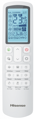 Полупромышленная сплит-система кассетного типа HISENSE, HEAVY EU DC Inverter WI-FI, ACT-24UR4RJC8 / AUW-24U4RJ7 / PE-QFA/CD