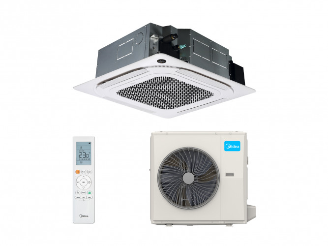 Полупромышленная сплит-система кассетного типа MIDEA, MCD1 FULL DC Inverter, MCD1-55HRFNX(GA)-B / MOA1U-55FQN8G1 / T-MBQ4-04AWD