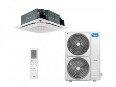 Полупромышленная сплит-система кассетного типа MIDEA, MCD1-F-B/MO-N8 FULL DC Inverter, MCD1-48HRFNX(GA)-B / MOE30U-48HFN8-R(GA) / T-MBQ4-04AWD