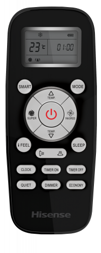 Сплит-система HISENSE, BLACK CRYSTAL Classic A (on/off), AS-10HW4SYDTG5BG / AS-10HW4SYDTG5BW