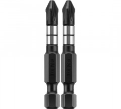 Биты KRAFTOOL Impact Pro, Philips, тип хвостовика E 1/4″, PH2, 50мм, (2шт)