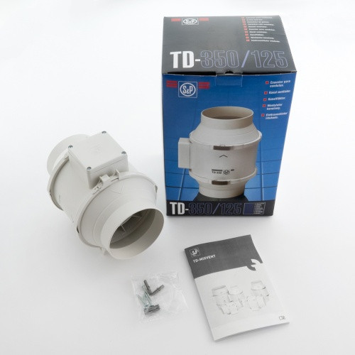 Вентилятор канальный SOLER & PALAU (Солер Палау), TD 350/125 T 3V