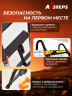 Лестница телескопическая ALLSTEPS, 9,0 м / 18 ступеней + крюки, опора, колёса алюминиевая, складная, широкие ступени, для дачи и кровельных работ, STL-900RBBR-MAX