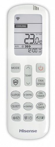 Сплит-система HISENSE, GOAL DC Inverter 2025 WI-FI, AS-24UW4RBTCA00G / AS-24UW4RBTCA00W