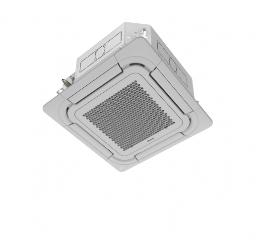 Полупромышленная сплит-система кассетного типа HISENSE, HEAVY EU DC Inverter WI-FI, ACT-12UR4RCC8 / AUW-12U4RS8 / PE-QEA/LD